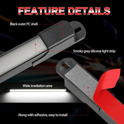 2PCS Waterproof Pickup Truck Bed 132 Strip Lighting Kit