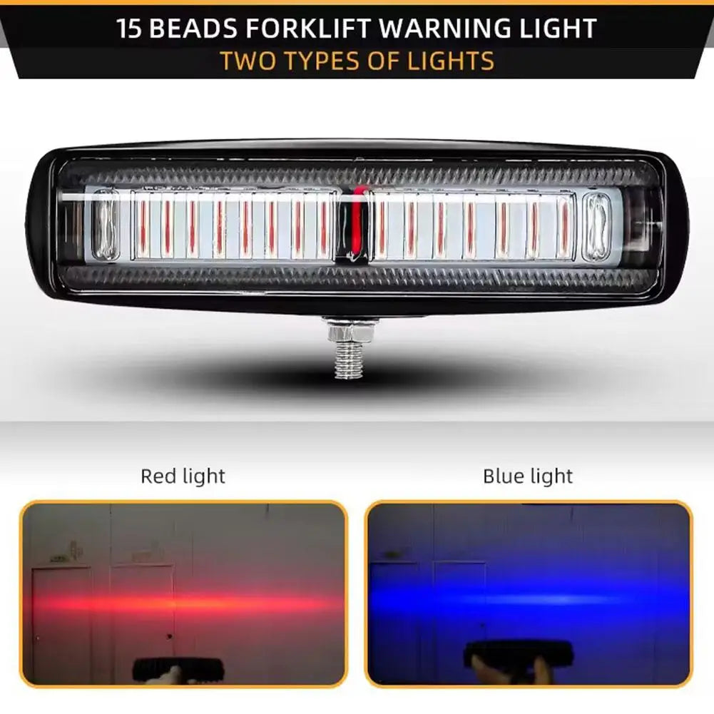 For Forklift Beads Forklift Warning 30W Safety Red Blue Zone