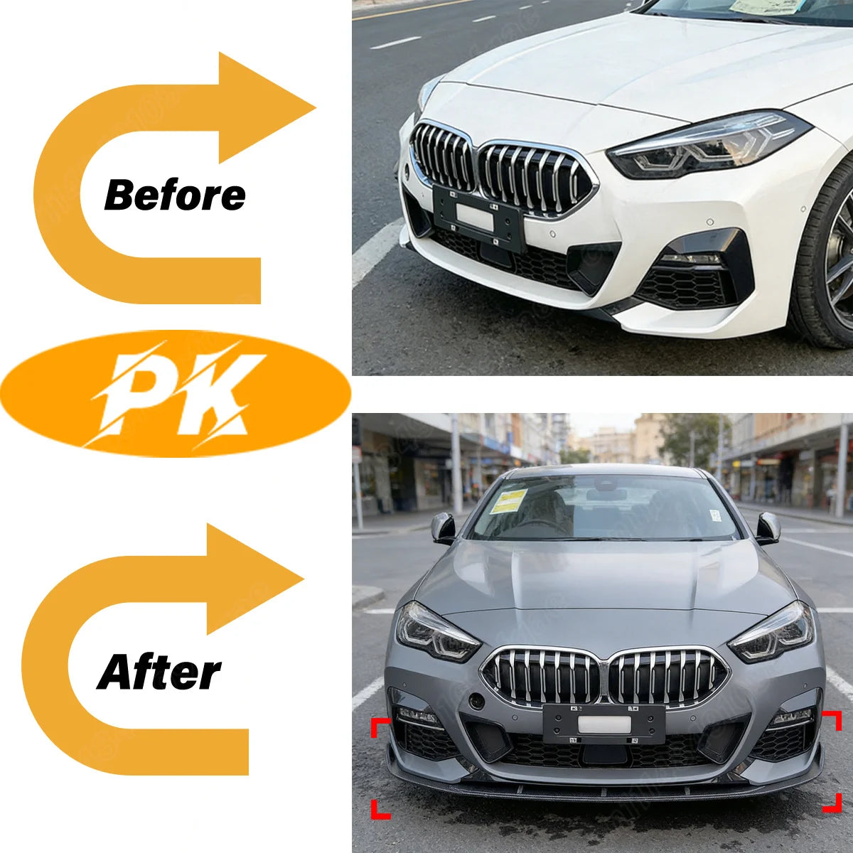 For BMW 2 Series F44 4-Door 225I 2020 2021 2022 2023 Front