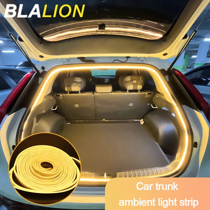 For Tesla Model 3 Y S Blalion Frunk Brighten Strip Modified