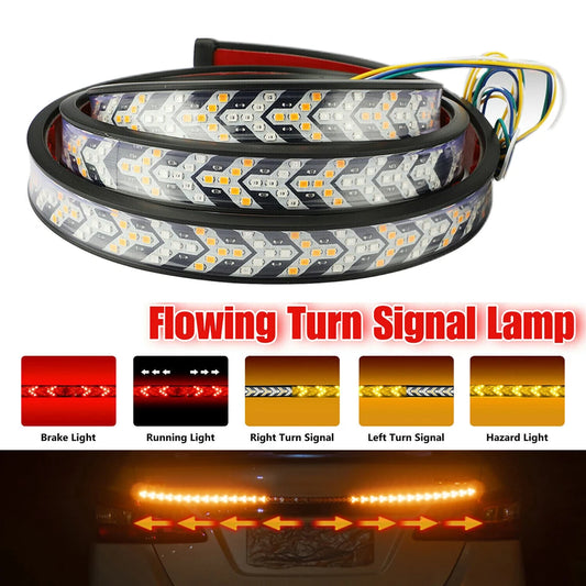 For Pickup Jeep 12-24V Truck Tailgate Strip Turn Signal Flowing