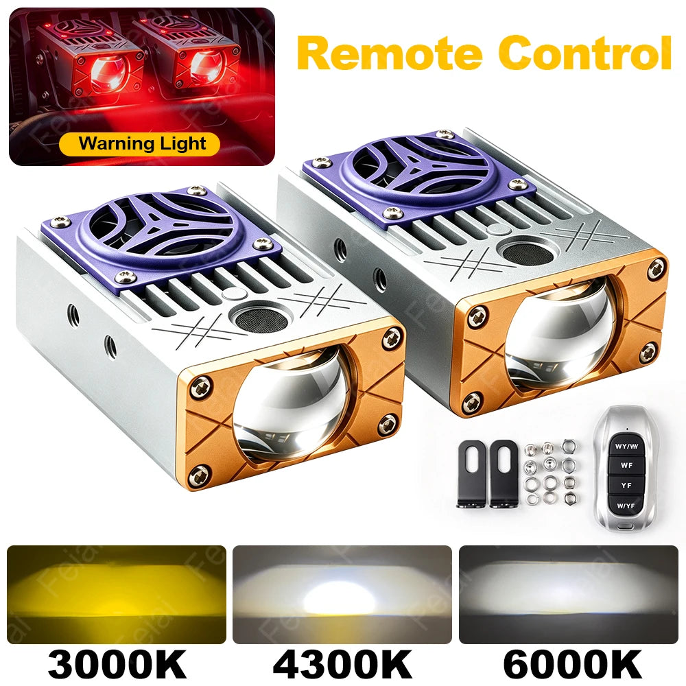 Wireless Remote Control Grille 3-color Strobe Front Grill