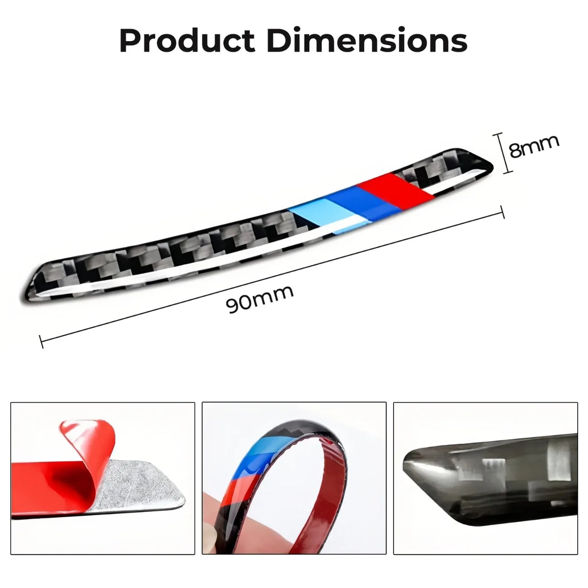 For BMW E46 E90 F30 F10 Wheel Sticker X5 X3 Series