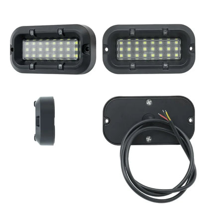 2pcscar Underbody off-road Truck Grille Side Tail Warning Strobe