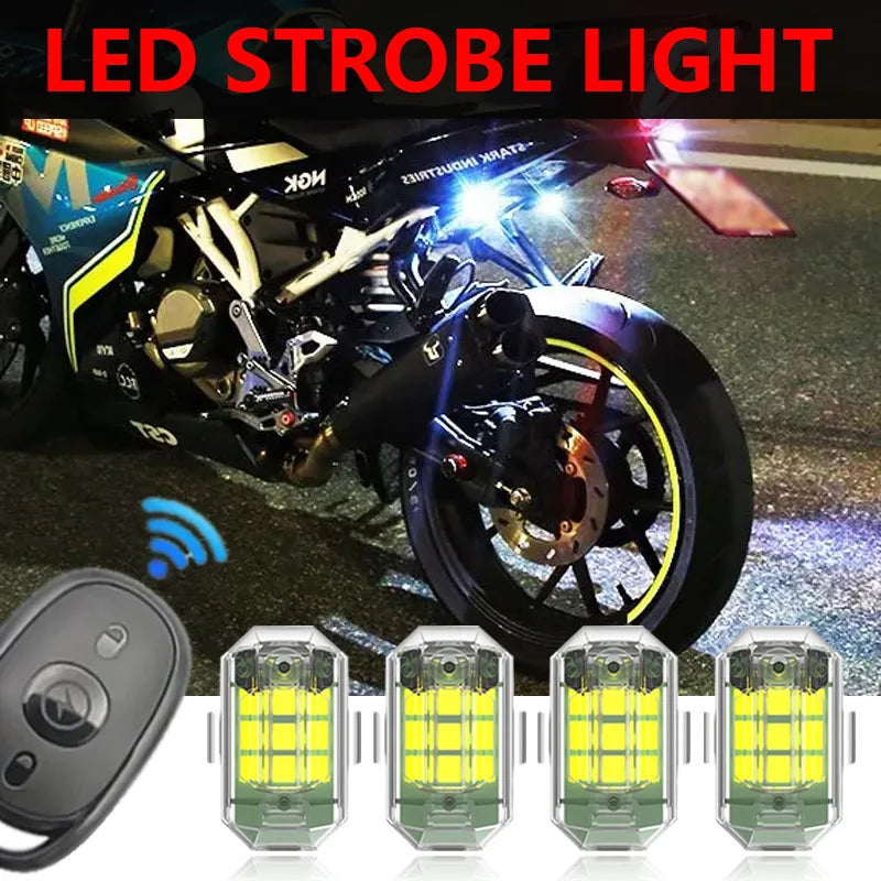 For Auto Motorcycle Bike Drones Atmosphere Strobe Wireless