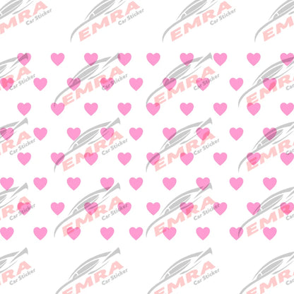 For Most Vehicles Decoration Die Cutting 72PCS Love Quarter
