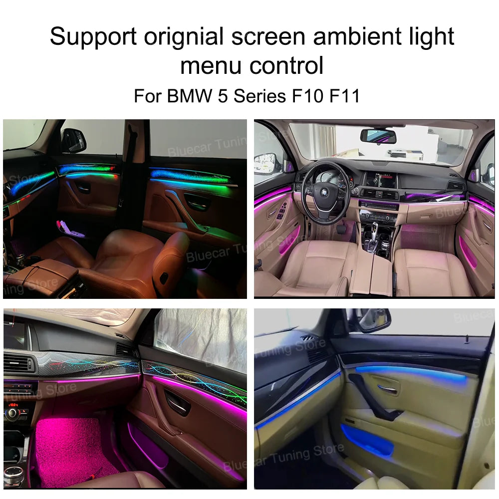 For BMW 5 Series F10 F11 Ambient Support Original Menu Control
