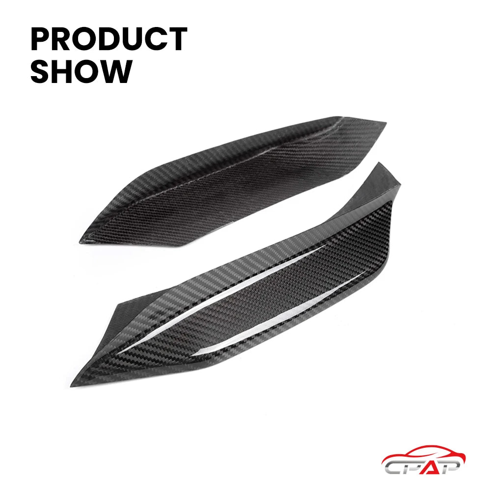 For BMW M3 F80 M4 F82 Real Dry Carbon Fiber Front Upper Splitter