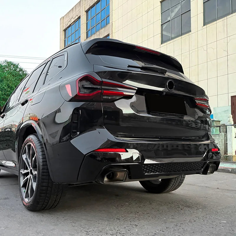 For BMW X3 G01 Lci M Sport 2022-2024 Rear Bumper Diffuser