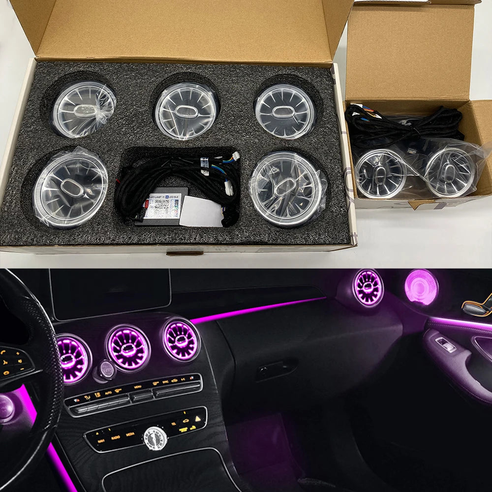 For Benz C Glc Class W205 12 Colors Air Outlet Vents X253 W213