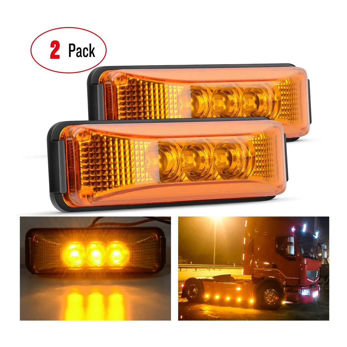 For Trailer Boat Auu 3.9 Inch Leds Truck Trailer Front Rear Side