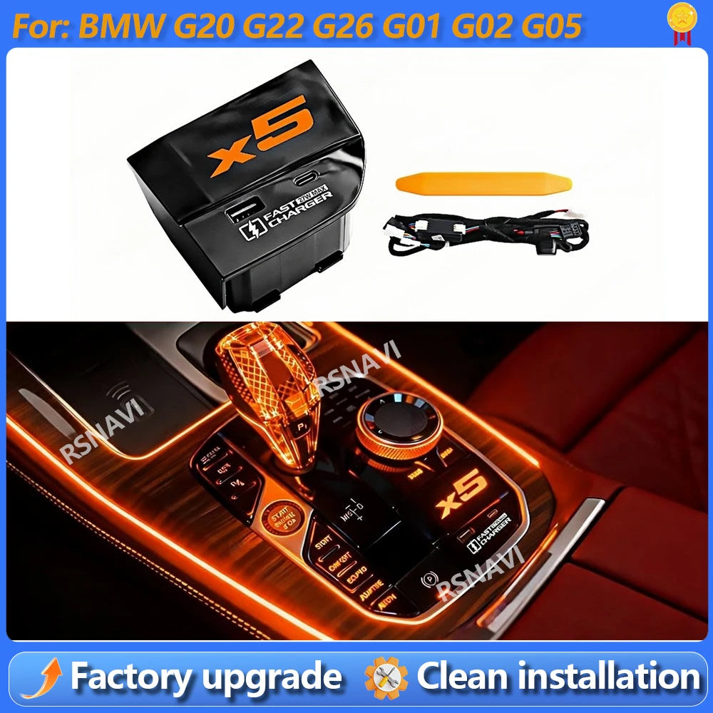 For Bwm 3 4Series G20 G22 Color Ambient Center Console Docking