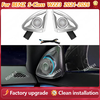 For Mercedes Benz S-Class W223 2021-2026 Colors 4D Rotating