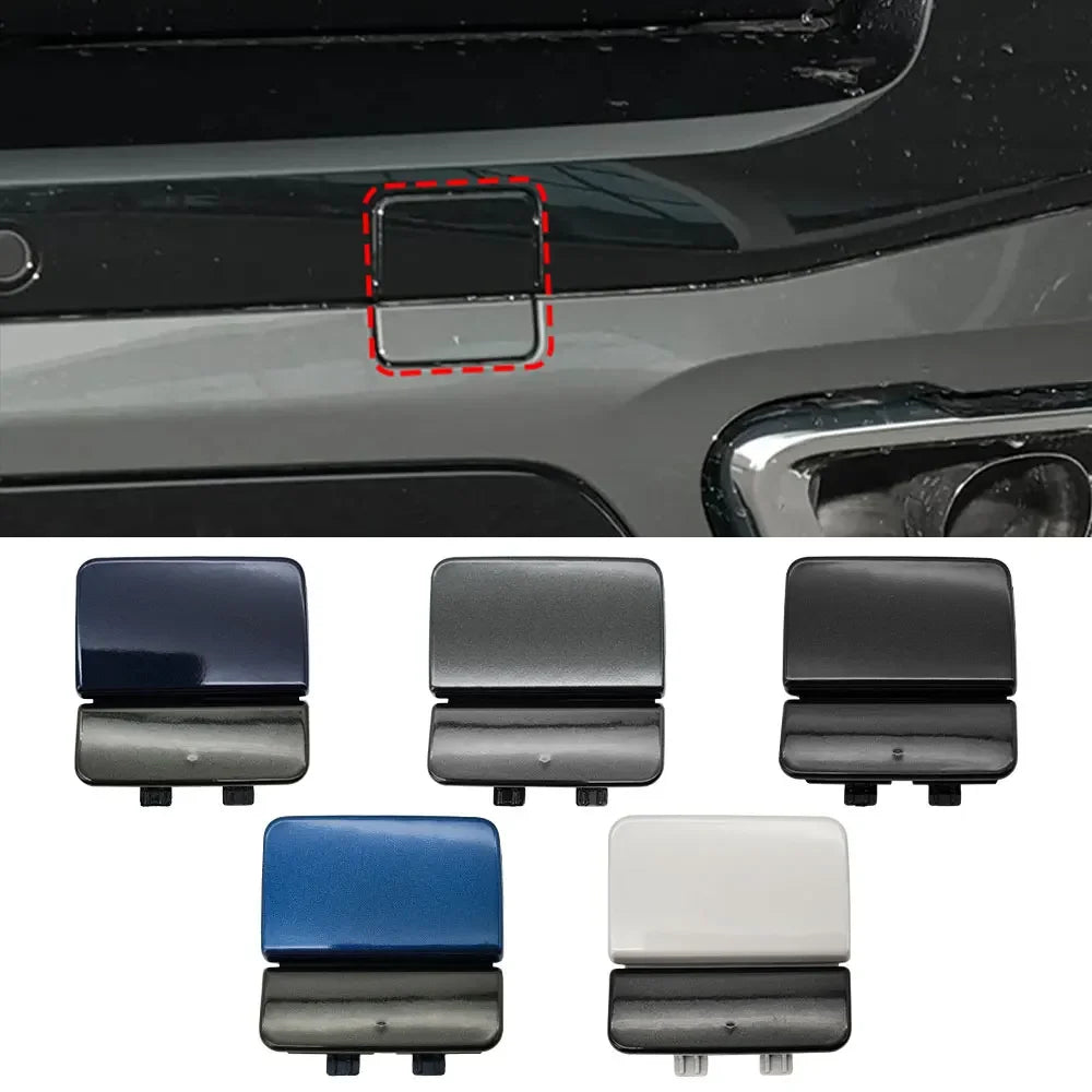 For BMW X5 Rear Bumper Tow Cover Towing Hook Plate Black White