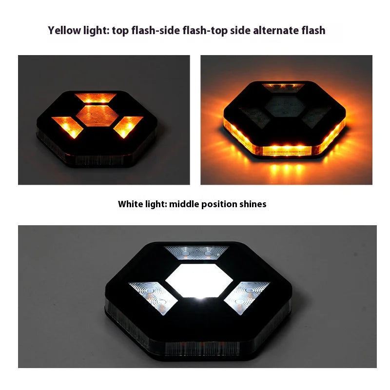 Rechargeable Warning Cob Ceiling Roadblock Flashing Rescue