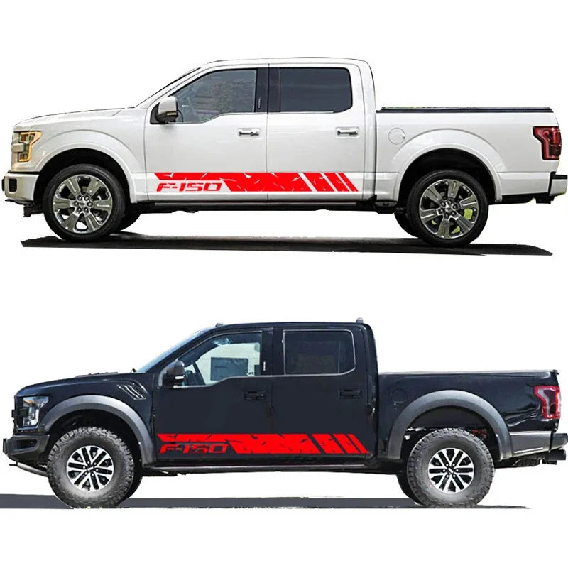 For Ford Rapter F150 Sport Stripe Side Door Body Stickers Decals