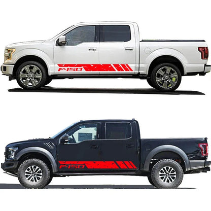 For Ford Rapter F150 Sport Stripe Side Door Body Stickers Decals