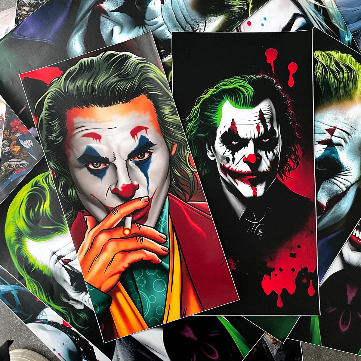 2PCS Set Joker Gothic Stickers b-pillar Center Column Cover