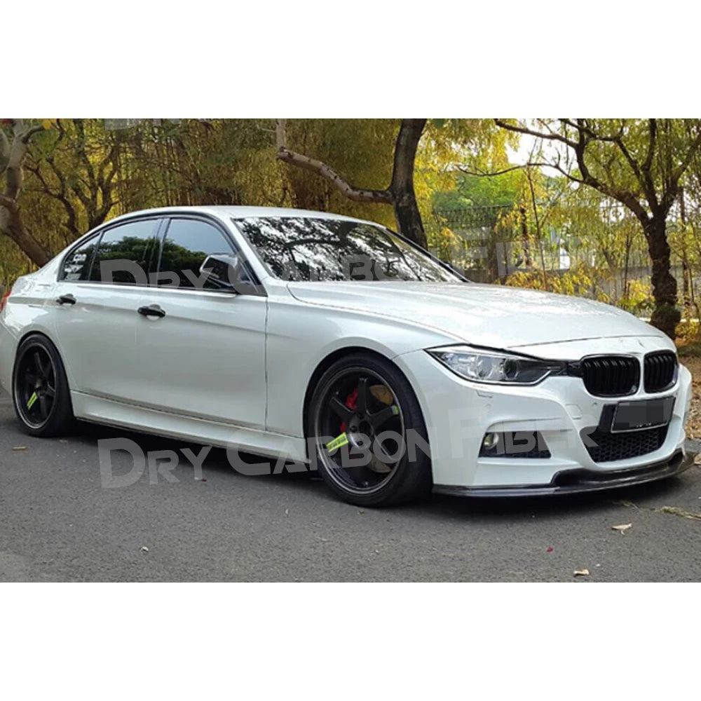 For 3 Series Carbon Fiber Front Lip Spoiler BMW F30 F35 M Sport
