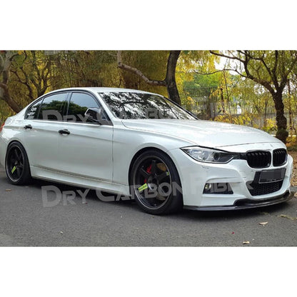 For 3 Series Carbon Fiber Front Lip Spoiler BMW F30 F35 M Sport