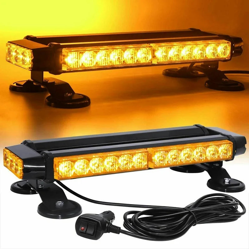 Strobe Windshield Emergency Warning Flashing Mode Beacon Fog 12V