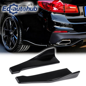 For 2017-2022 BMW G30 530I 540I Gloss Black Rear Bumper Side