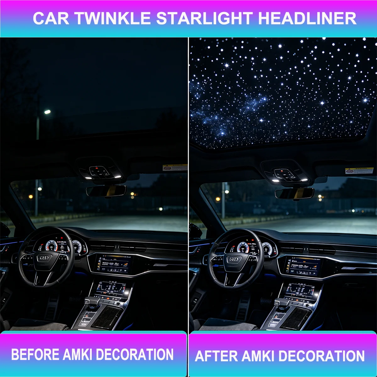 16W Rgbw Twinkle Starry Sky Star Roof Fiber Optic