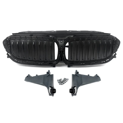 For BMW 5 Series G30 G31 520I 530D 2017 2020 Black Grill Grid