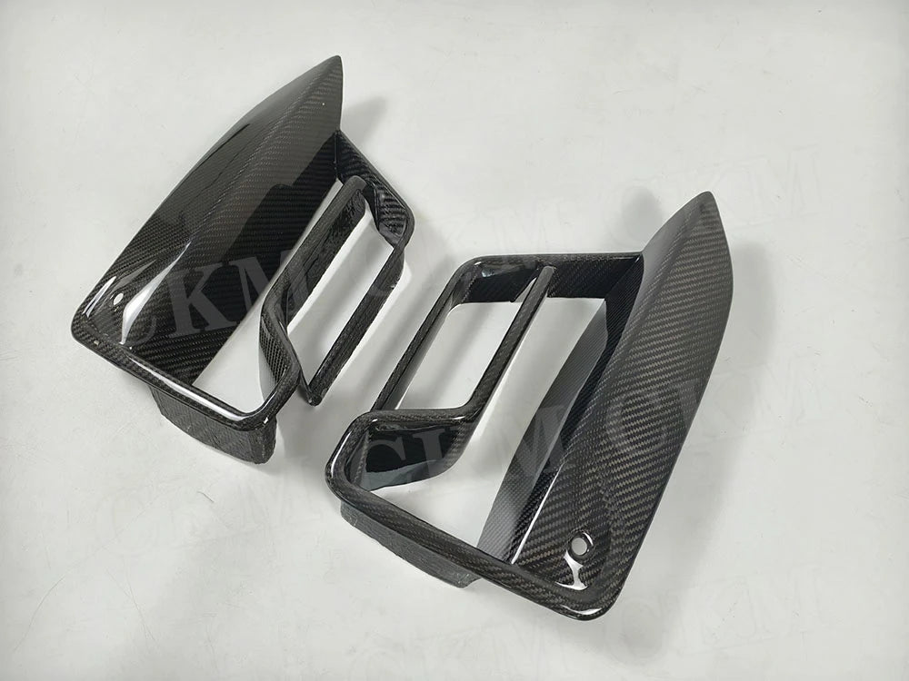 For BMW 5 Series F90 M5 Carbon Fiber Front Bumper Air Vent Trim