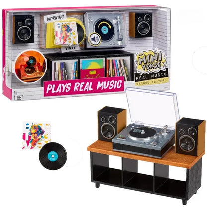 Surprise MINI Verse Brands Real Working Vinyl Record Player