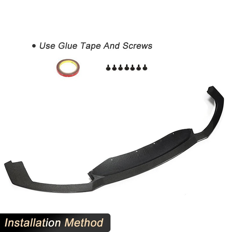 For BMW 4 Series F32 F33 Full Carbon Fiber Front Bumper Lip