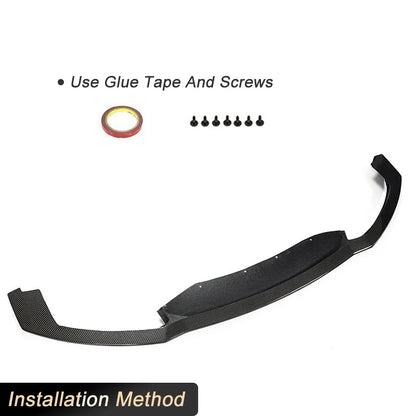 For BMW 4 Series F32 F33 Full Carbon Fiber Front Bumper Lip