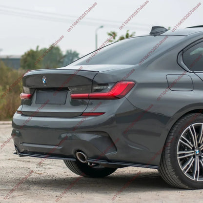 For BMW 3 M-Pack G20 G21 Rear Bumper Side Splitters G28