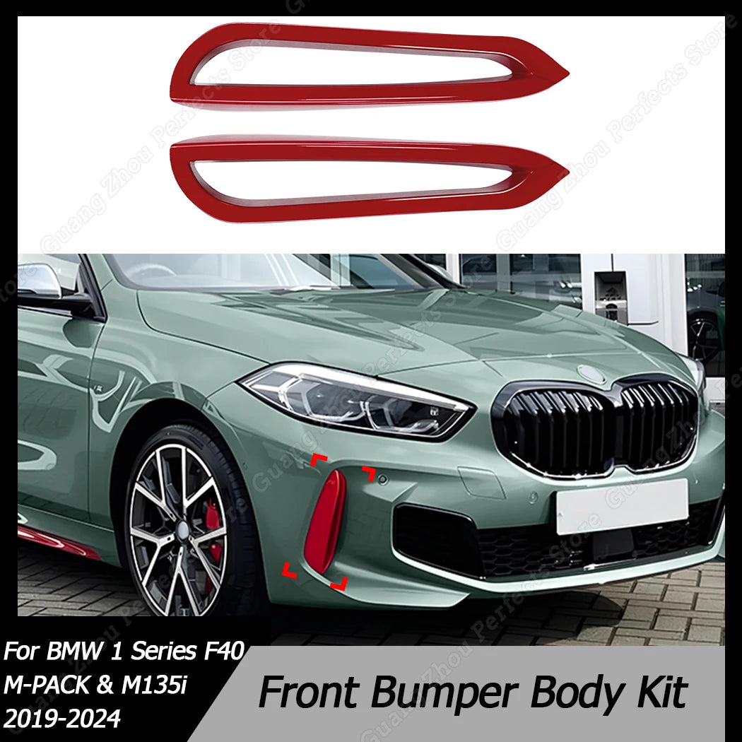 For BMW 1 Series F40 M-PACK M135I 2019-2024 Red Front Bumper