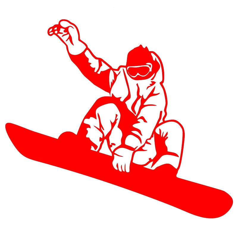 Lykx Various Sizes Sticker Snowboard Decal Waterproof Stickers On