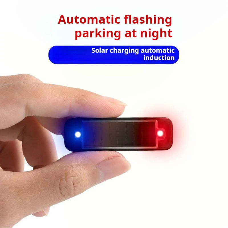 Solar Charging Riding Night anti-rear-end Motorcycle Electric