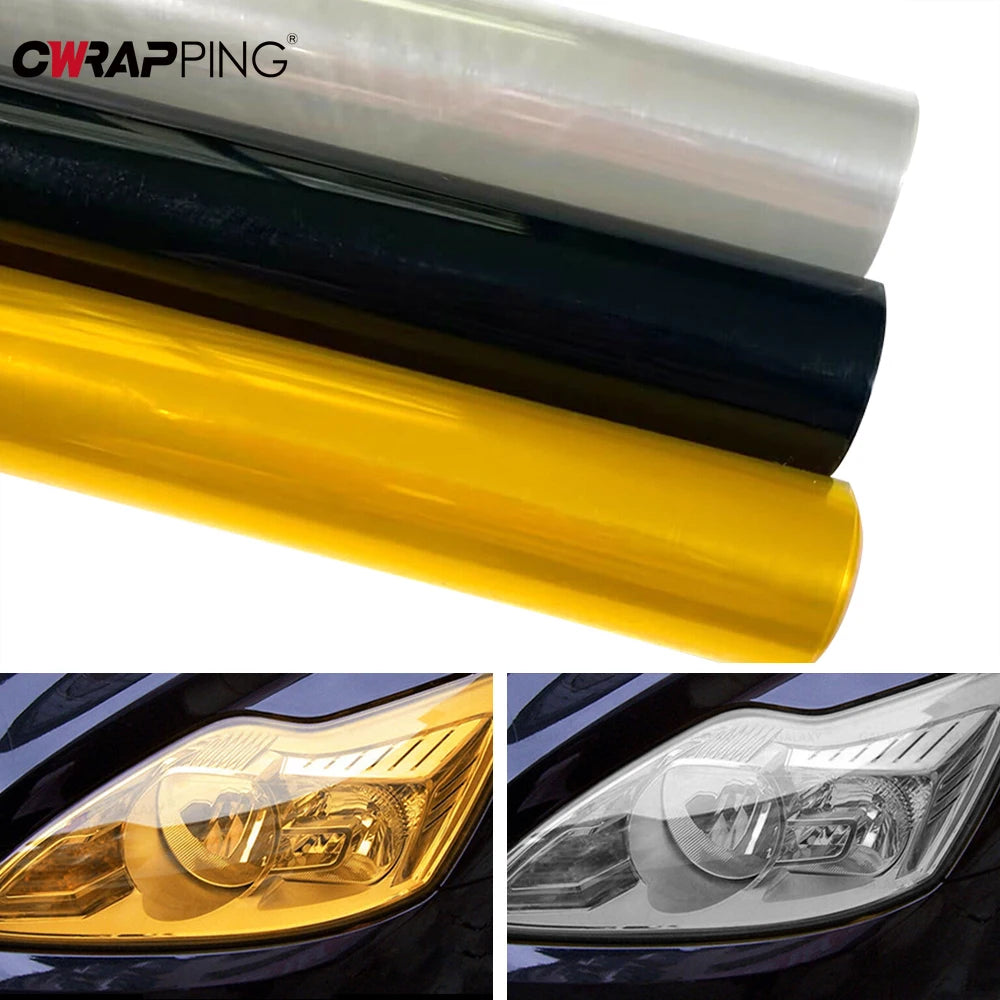 Fog Headlight Taillight Tint Vinyl Film Body Sheet Sticker