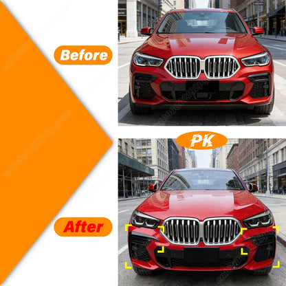 For BMW X6 G06 M Sport 2019 2020 2021 2022 Front Bumper Vent