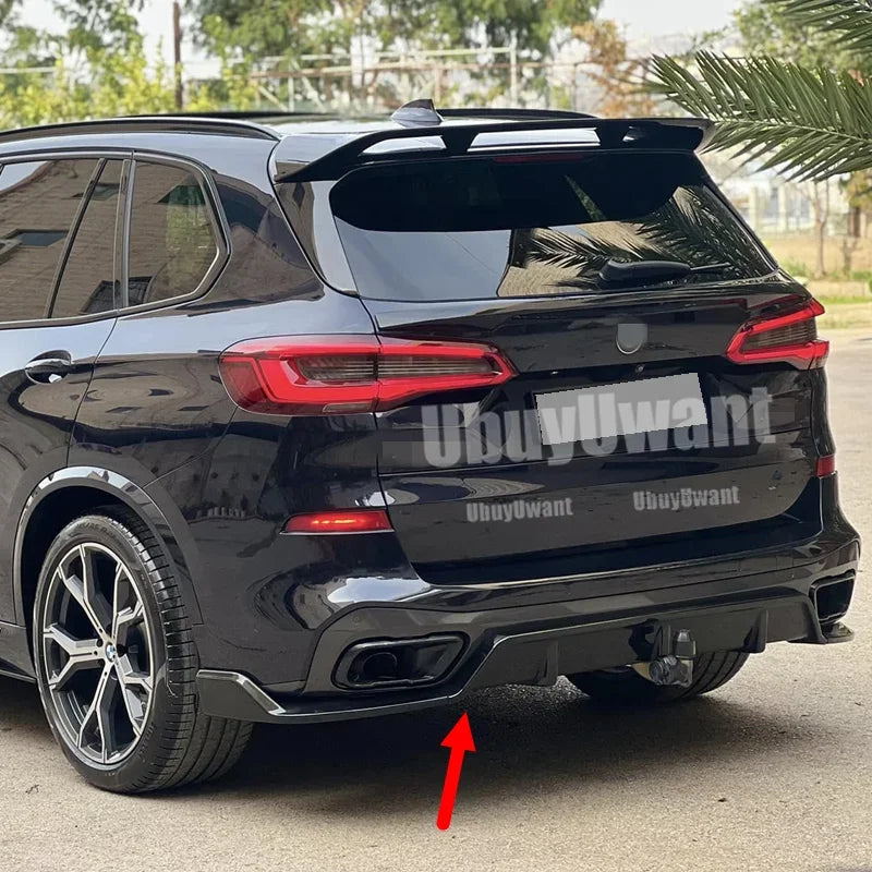 For BMW G05 X5 M Sport Rear Bumper Diffuser Lip 2019-2020 Glossy