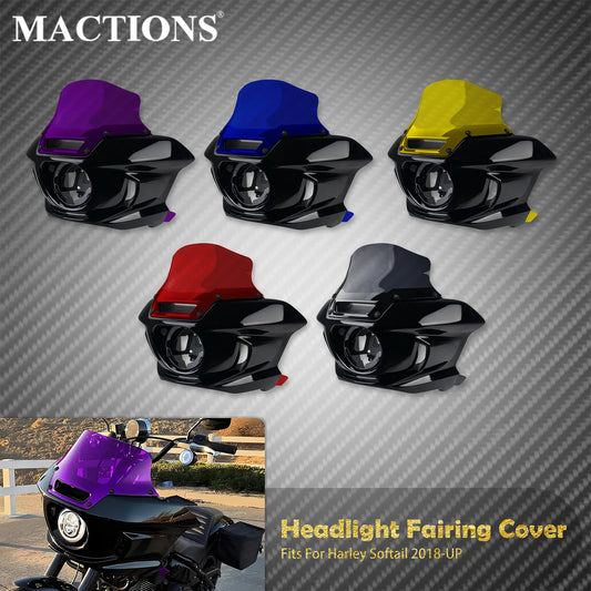 For Harley Softail 2018-Up Fat Boy Motorcycle Windshield