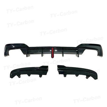 For BMW 3 Series G20 G28 Rear Bumper Lip Diffuser Splitter Gloss