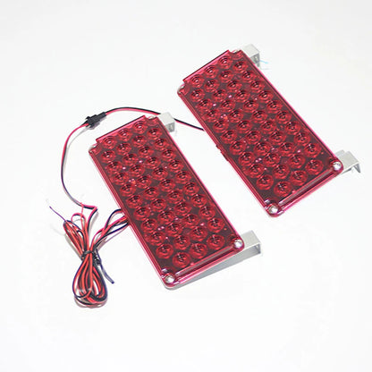 Red ultra-thin Sentry Box Flash SUV Truc 12V 24V