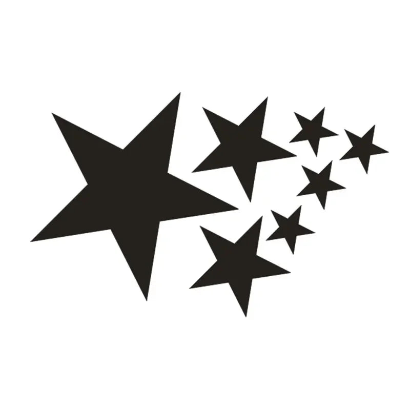Pentagram Pattern Sunscreen Waterproof Sticker Cover Scratches