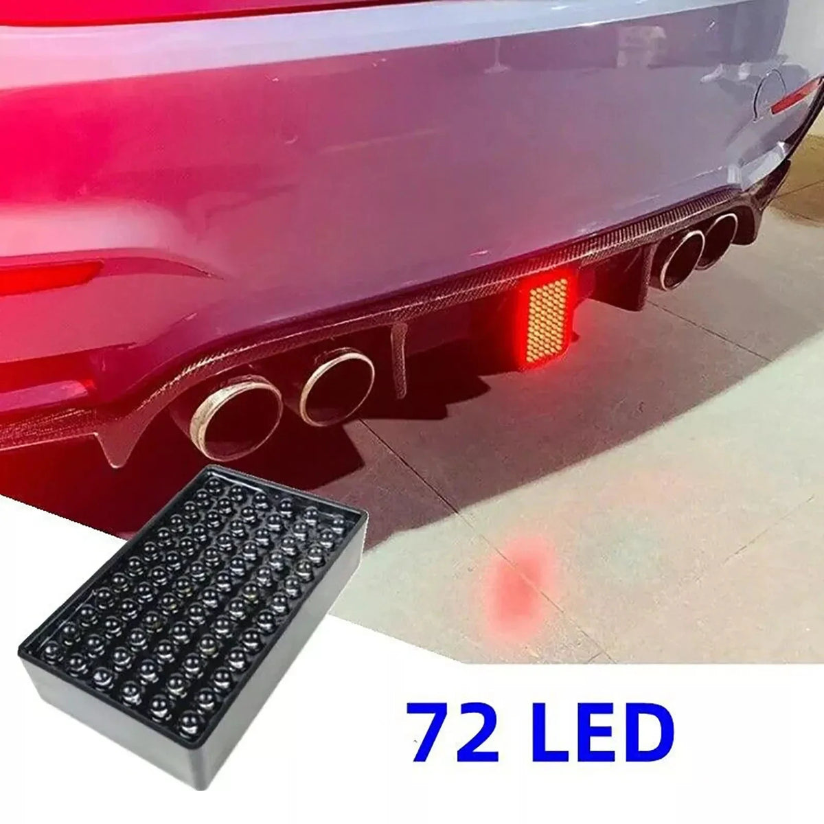 72LED F1 Brake Pilot Rear Tail Flash Warning Reverse