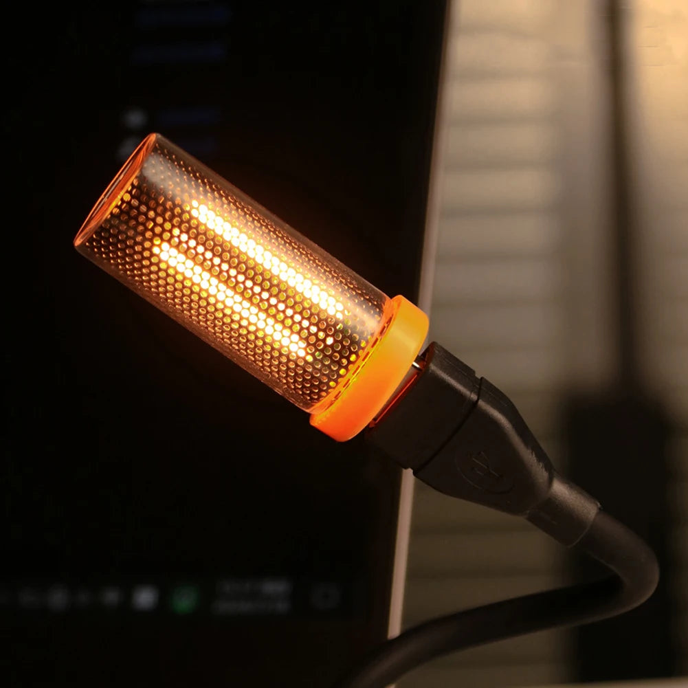 USB Atmosphere Touch Control Bulb Filament Night Bedroom Mood