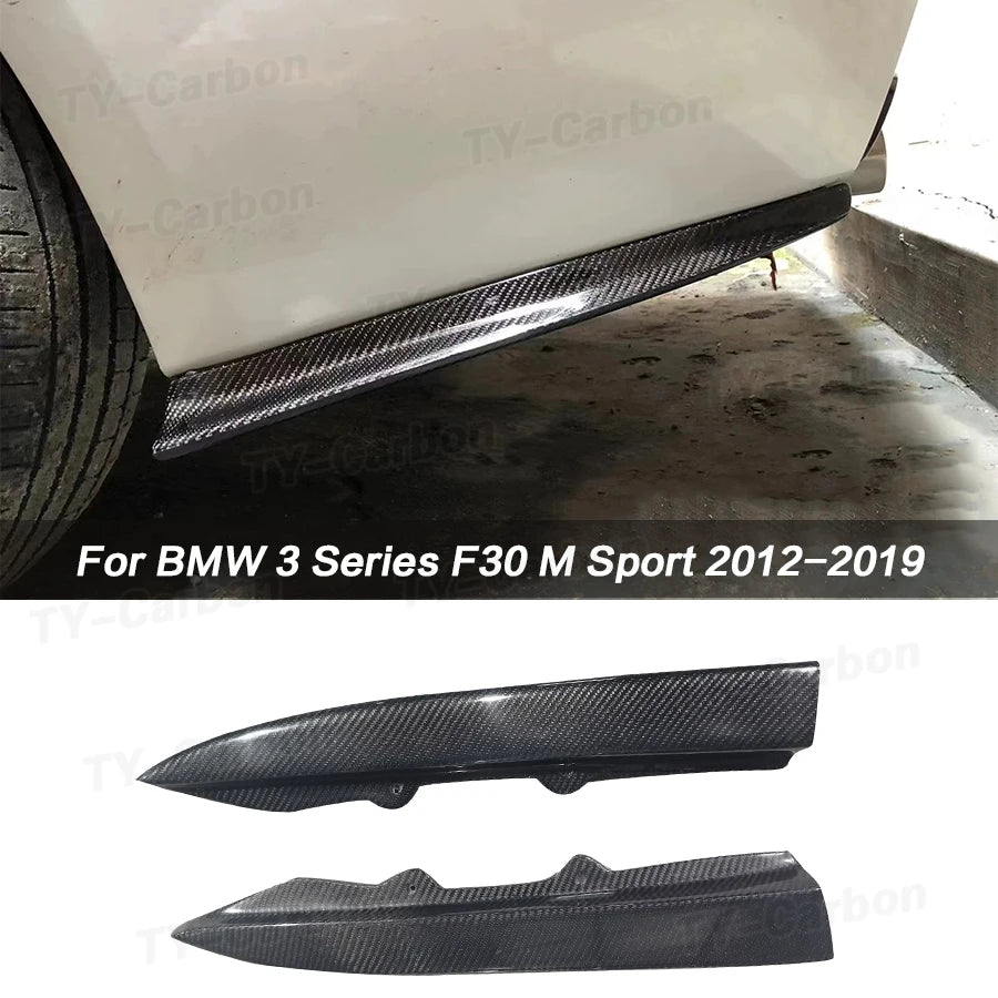 For BMW 3 Series F30 M Real Carbon Fiber Rear Bumper Lip