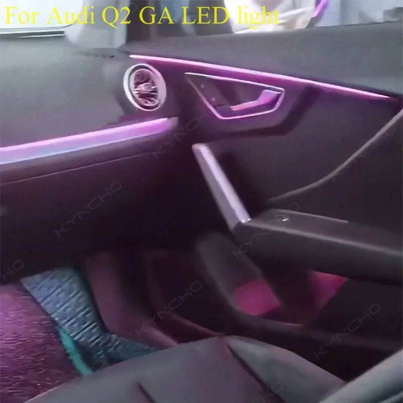For Audi Q2 Dream Color RGB Colors Ambient Kit Bluetooth APP