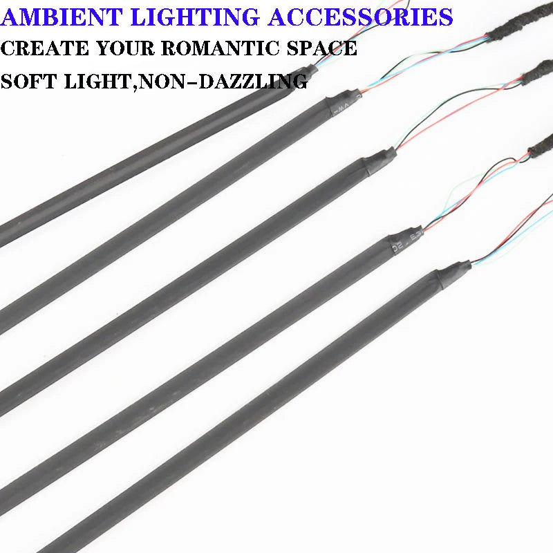For 18 In 1 LED Strip Ambient RGB Color Interior Acrylic Strip