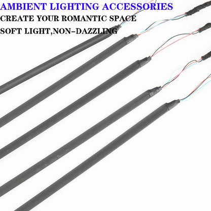 For 18 In 1 LED Strip Ambient RGB Color Interior Acrylic Strip