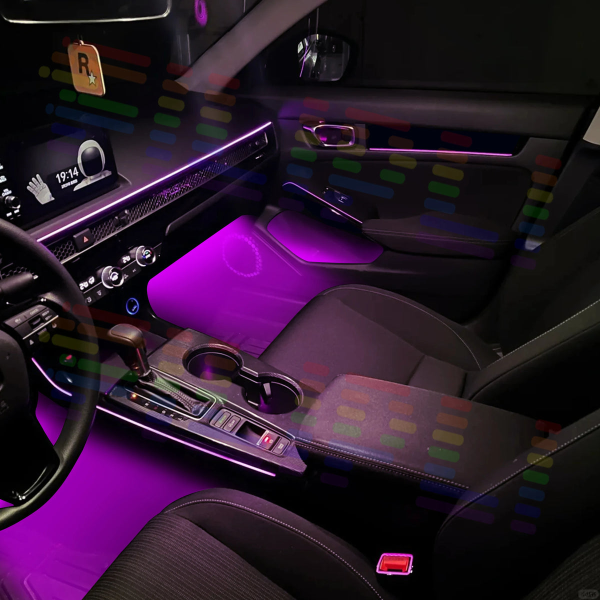 For Honda Accord 11TH Gen 2023-2024 Acrylic Ambient APP Control